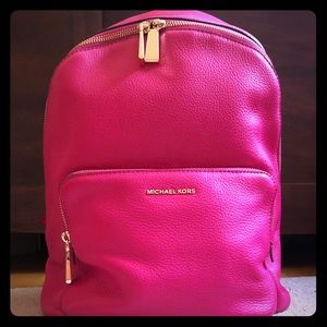 Michael Kors  med pebbled leather Backpack